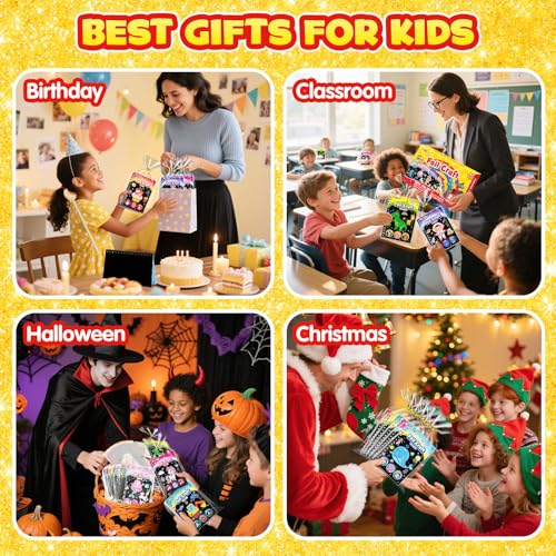 Foil Art Party Favors for Kids (24 Count)