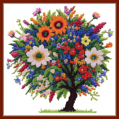 Stamped Cross Stitch Kits Full Range of Embroidery Patterns Starter Kits for Beginners Adult DIY Cross Stitches Needlepoint Kits 11CT