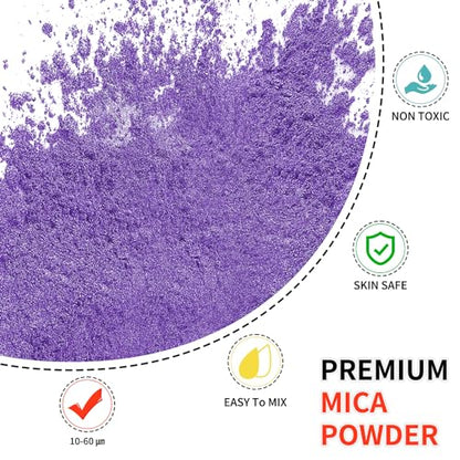 Mica Powder 100g Mica Powder for Epoxy Resin (3.53 Ounce)