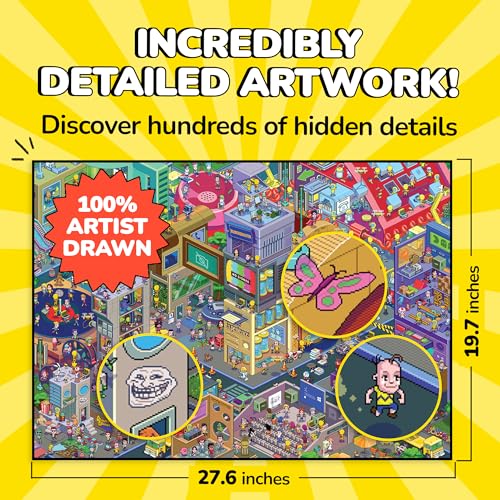 Jigsaw Puzzles 1000 Pieces with Storytelling Comics