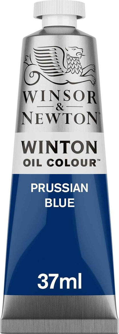 Winsor & Newton Winton Oil Color, 37ml (1.25-oz) Tube, Prussian Blue