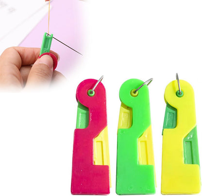 Automatic Needle Threader - 2025 New Plastic Quick-Loop Device for Hand Sewing, Embroidery, & Cross-Stitch Crafts, Universal Compatibility Across Various Sewing Machines (9)