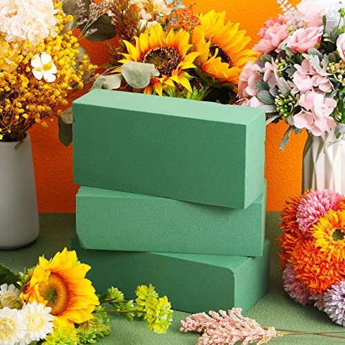 30 Pcs Floral Foam Blocks 7. 9''lx3. 5''wx2. 4"h Green Wet and Dry Flower Foam for Fresh and Artificial Flower Arrangements Bulk Florist Supplie for Wedding