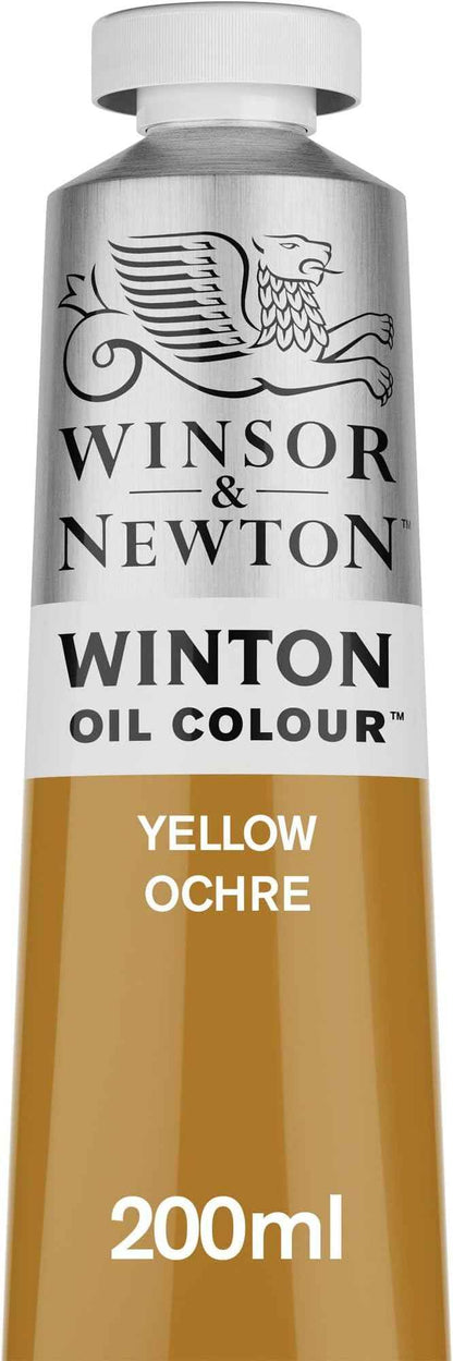 Winsor & Newton Winton Oil Color, 200ml (6.75-oz) Tube, Yellow Ochre