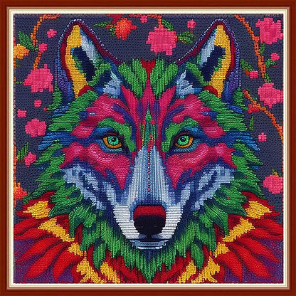 Stamped Cross Stitch Kits Full Range of Embroidery Patterns Starter Kits for Beginners Adult DIY Cross Stitches Needlepoint Kits 11CT