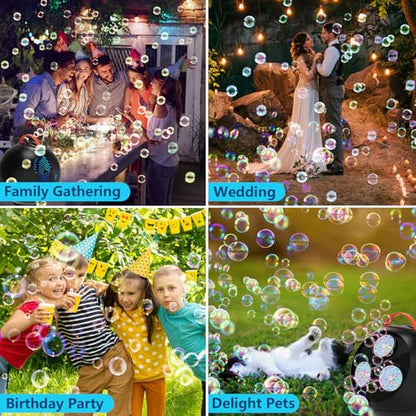 Bubble Machine for Kids (5 Count)