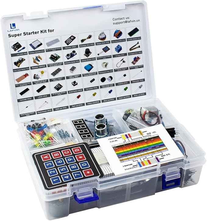 LAFVIN Project Super Starter Kit for R3 Mega2560 Mega328 Nano with Tutorial Compatible with Arduino IDE