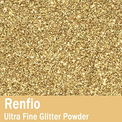 Ultra Fine Glitter Powder Metallic Resin Glitter 2.11 Oz