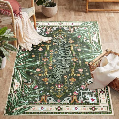 Oriental Tropical Washable Rugs (24 Sq Ft)