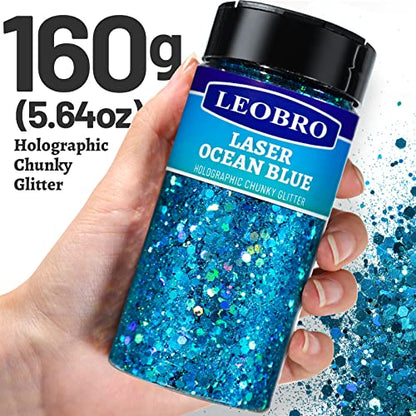 Blue Glitter 160G (5.64 Ounce)