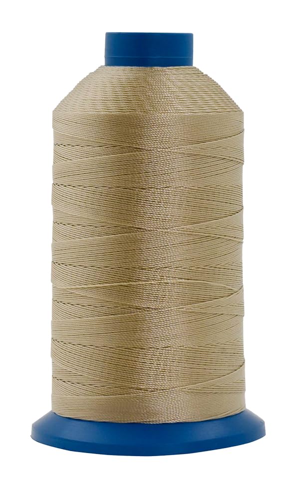 Size 138 420D T135 Black Khaki Bonded Nylon Thread (15000 Foot)