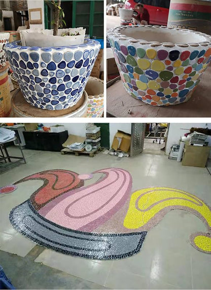 0.99 lb Mosaic Tiles for Crafts Bulk