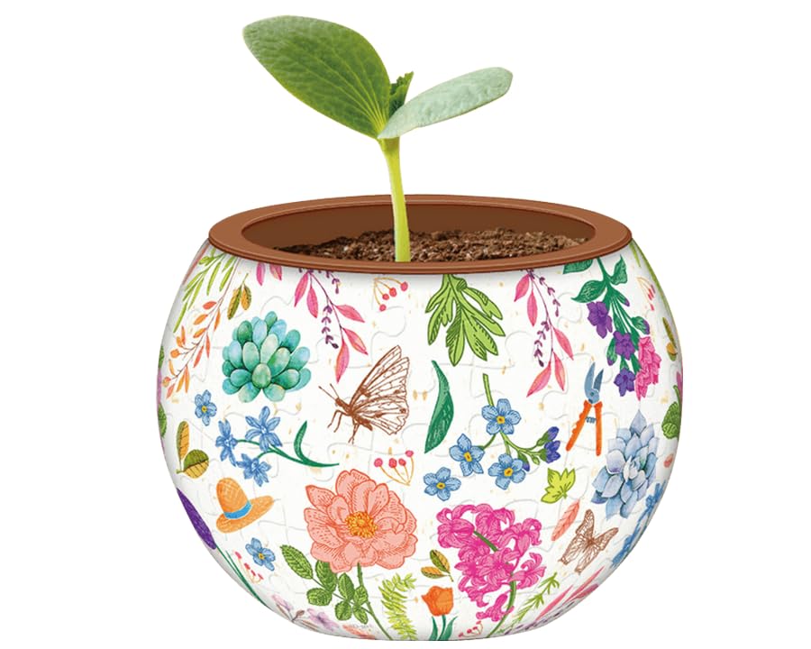 3D Puzzle Planter 80 Pieces