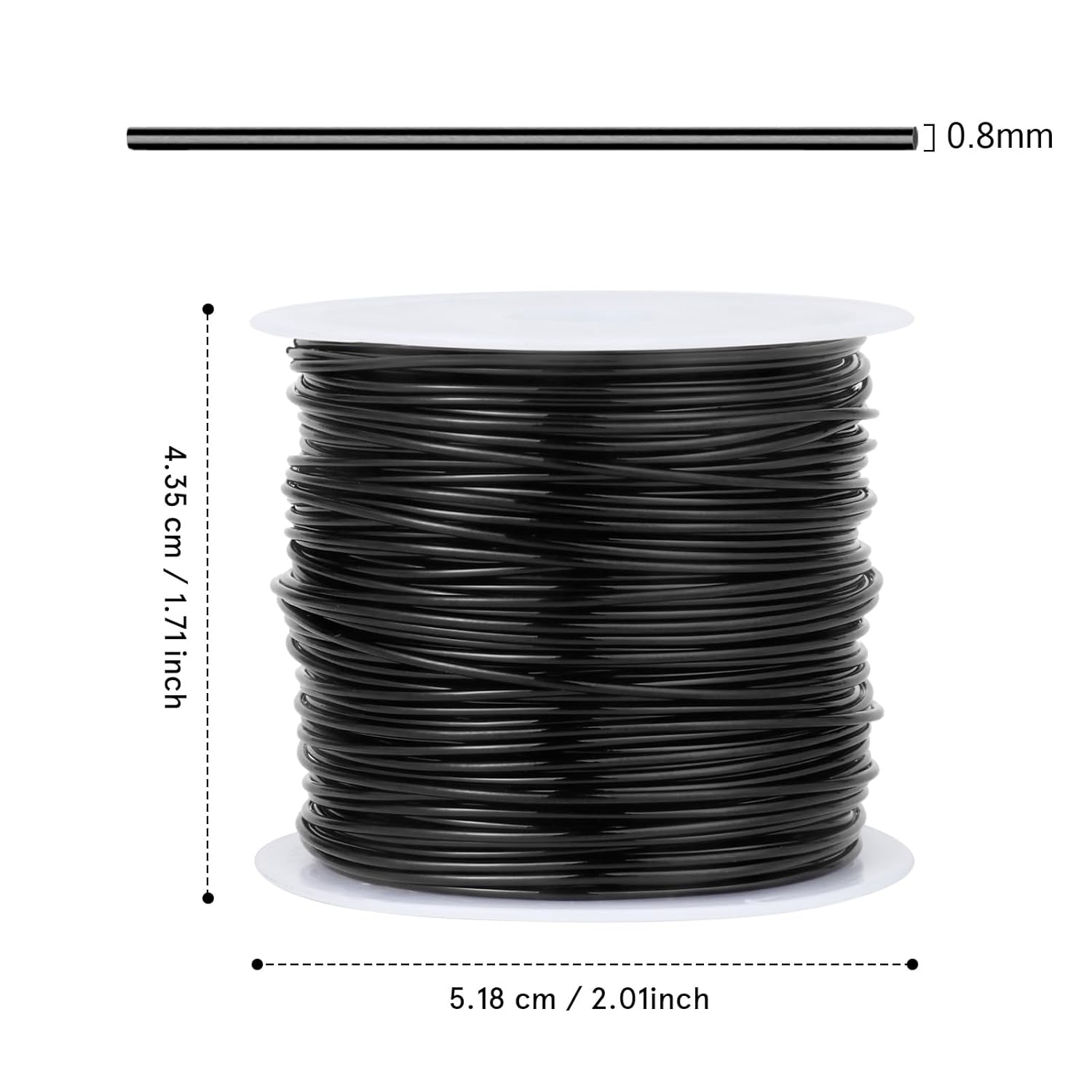 82FT Jewelry Wire 20 Gauge Tarnish-Resistant Copper Beading Wires Roll Bulk for DIY Crafts Jewelry Making, Black Wire - Crafty Corner