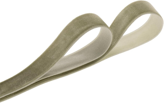 Vintage Sage Green Velvet Ribbon Christmas Ribbon for Gift Wrapping Crafts Christmas Tree Ornaments Garland Decorations, 1 Inch X 25Yd - Crafty Corner