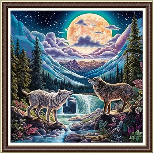 Beginners Cross Stitch Kits Stamped Full Range of Embroidery Kits for Adults DIY Cross Stitches kit Embroidery Patterns for Needlepoint kit