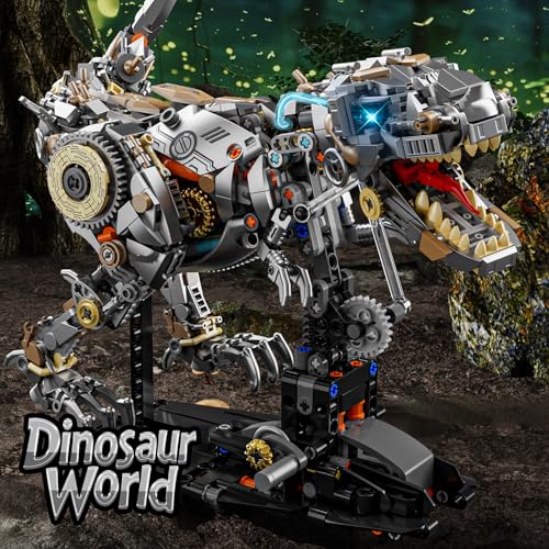Mechanical Tyrannosaurus Rex Building Set with Light