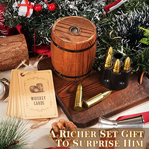 Whiskey Stones Gifts Set for Men Dad Him (720 Ounce)