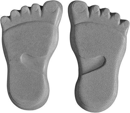 1 Pair Foot Print Stepping Concrete Stone Paving Mold Maker for Lawn Park Garden Abs