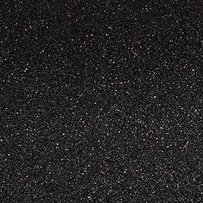Black Glitter HTV Heat Transfer Vinyl Bundle 8 sheets