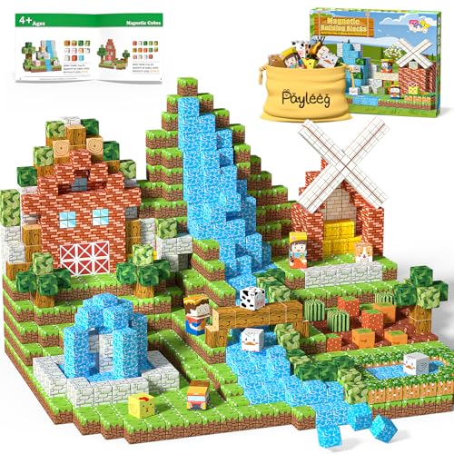 Magnetic Blocks Building Toys for Kids Ages 4 (100 Count)