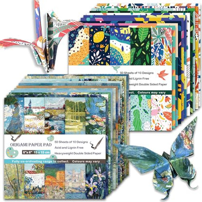 Origami Paper Kit 100 Sheets