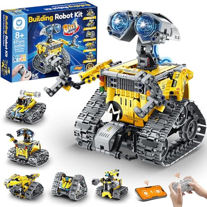 Robot Building Kit with APP & Remote Control Gifts for Boys 8