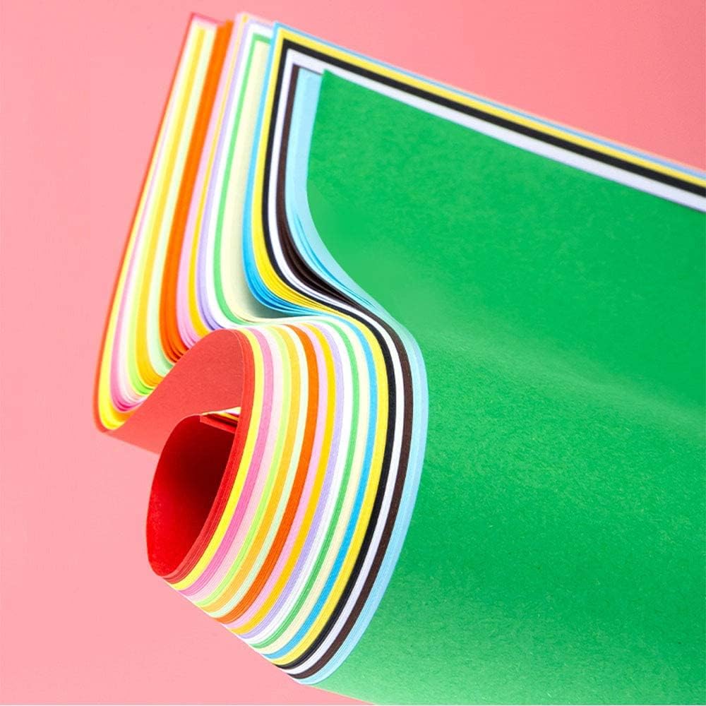 Colored Cardstock A4 100 Sheet Card Stock Paper 230gm- More Fun Crafting and Decorating - Sketch and Cutting Paper - 30 Assorted Colours - Crafty Corner