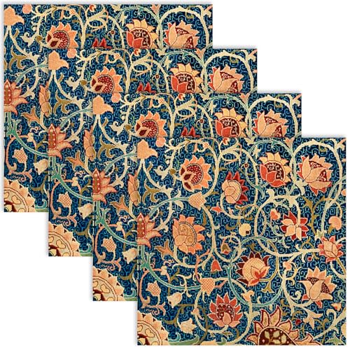 William Morris Cocktail Napkins Floral Vintage for Decoupage (50 Count)