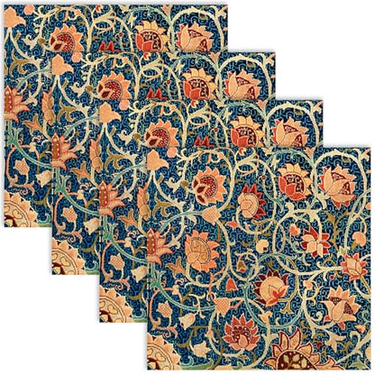 William Morris Cocktail Napkins Floral Vintage for Decoupage (50 Count)