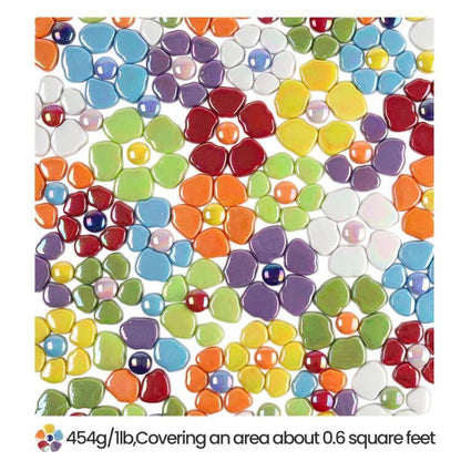 Flower Mosaic Tiles for Crafts Bulk