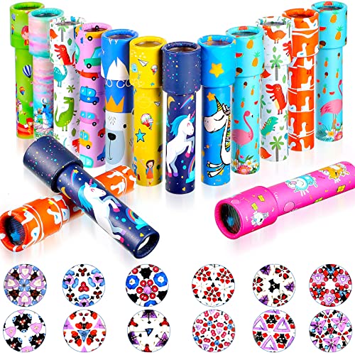 15 Pcs Classic Kaleidoscopes Kids Birthday Party Favor Old Fashioned Vintage Educational Toys Stocking Stuffers Goodie Bag Fillers for Classroom School Return Gifts Carnival Prizes (15 Count)