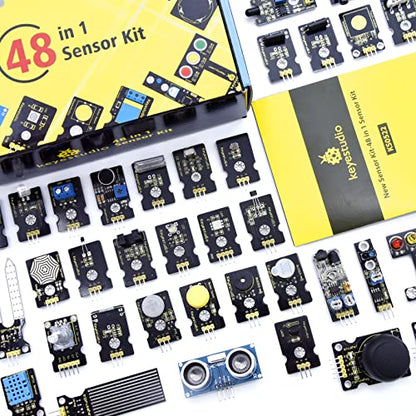 48 Sensors Modules Starter Kit for Arduino with LCD (48 Count)