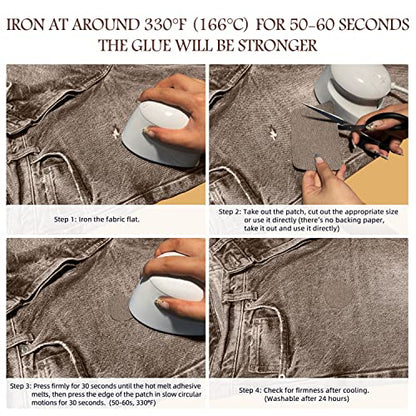 Iron on Repair Patch 20 Pcs Pack