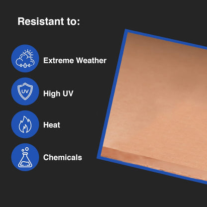 Duco USA-Made Clear Cast Acrylic Sheet 1/8 Inch Thick 12" x 16" - 4 Pack of Transparent Plexiglass Sheet - Lightweight Acrylic Board for Window Replacements, Displays, Signs, and More