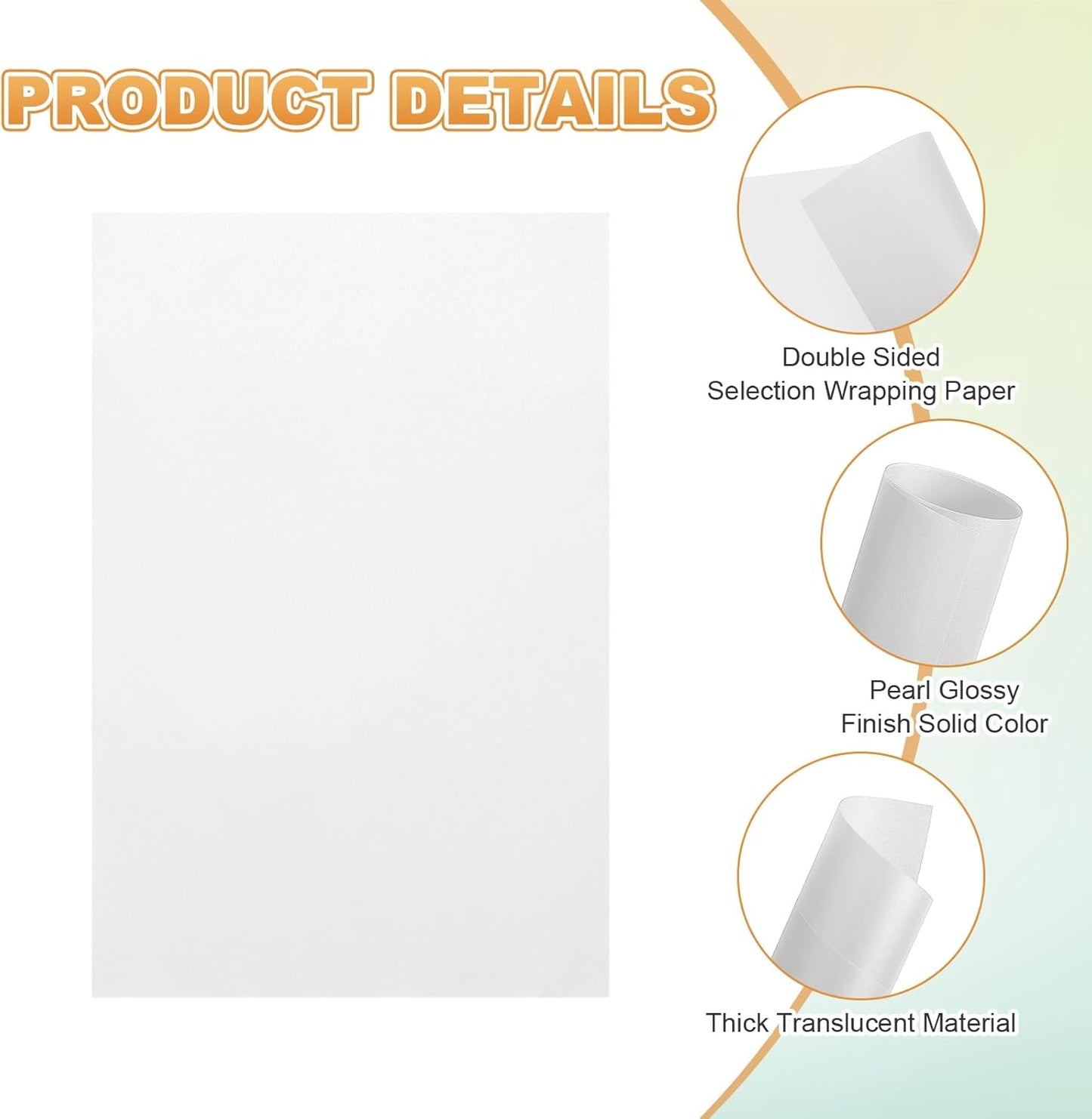 MECCANIXITY 100 Sheet Colored Vellum Paper 4" x 6", 100gsm Translucent Printable Vellum Sheets for Printing Wedding Invitations Inkjet Laser Printer, Silver