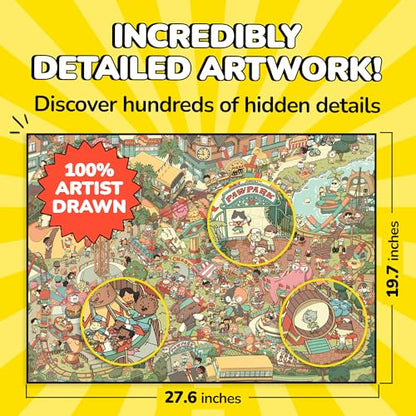 Jigsaw Puzzles 1000 Pieces with Storytelling Comics (1000 Count)