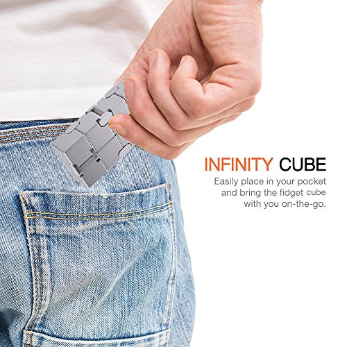 Fidget Cube Metal Infinity Cube for Stress and Anxiety Relief