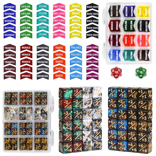 110PCS MTG Tokens & 12mm Magic Counter +1