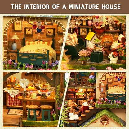 DIY Miniature House Kit for Adults
