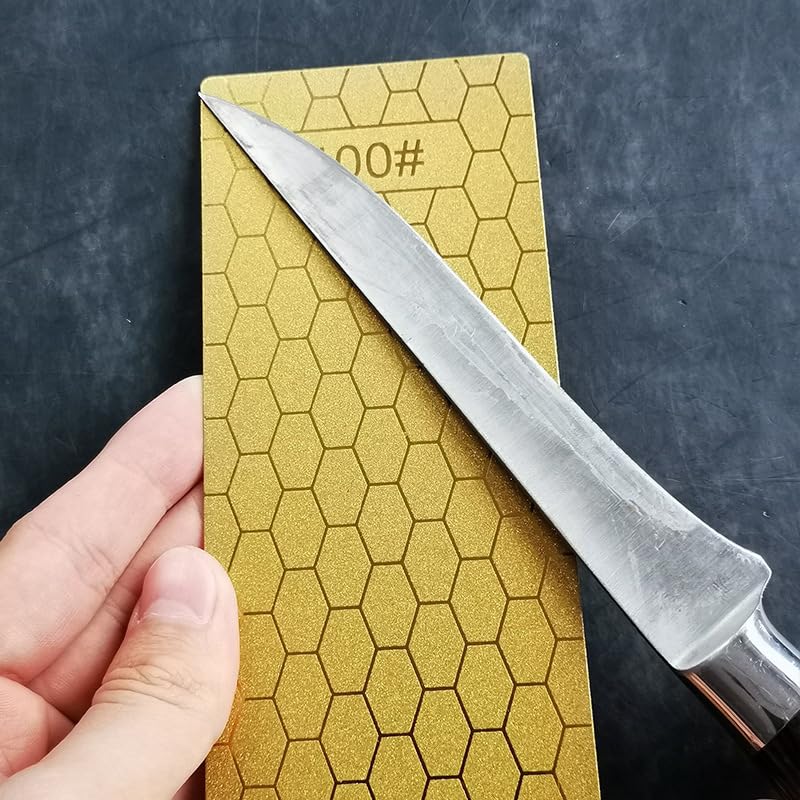 Golden diamond sharpening stone