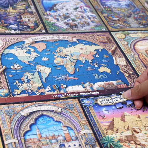 Travel the World 500 pieces Large Format Jigsaw Puzzle