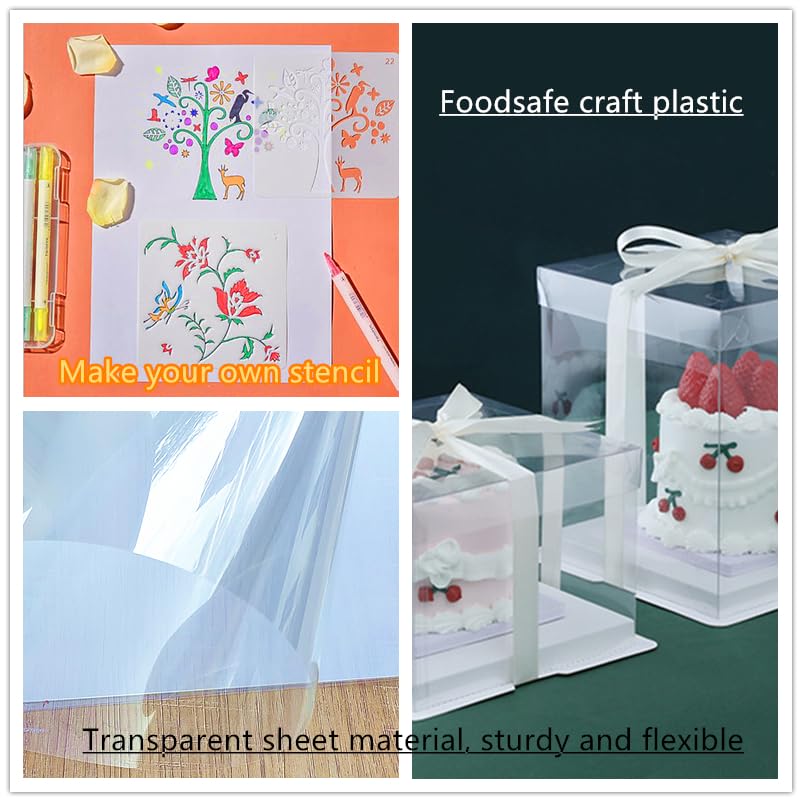 Transparent Blank Mylar Stencil Sheets for Cutting