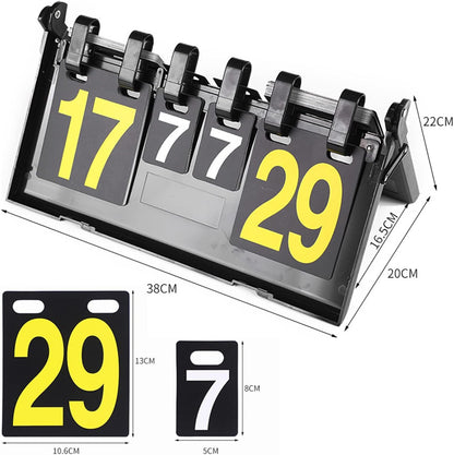 Portable Digital Scoreboard, Ping Pong Score Keeper Scoreboard for Tennis Soccer Football Sports, Sports Supplies Score Board for Games, Best Coaches Gifts Idea for Men, Boys