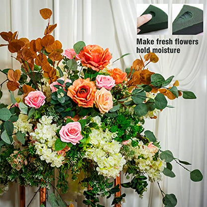 Pack of 6 Large Size Floral Foam Blocks for Fresh and Artificial Flowers (8 Count)
