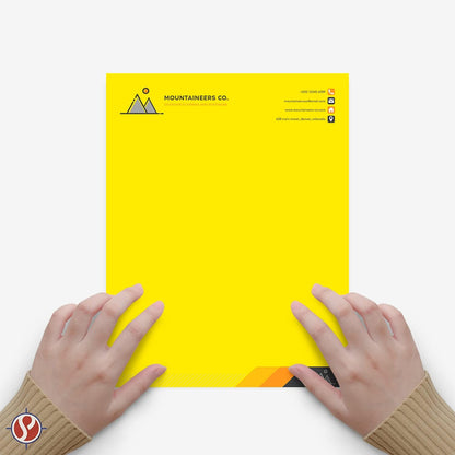 8.5 x 11" Yellow Color Paper Smooth, for School, Office & Home Supplies, Holiday Crafting, Arts & Crafts | Acid & Lignin Free | Regular 20lb Paper - 100 Sheets