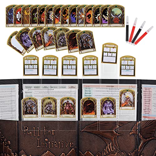 DND Initiative & Combat Tracker Set