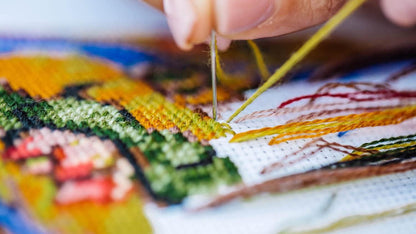 Aida Cloth 14 Count Cross Stitch Fabric,19×28inch (14CT, White)