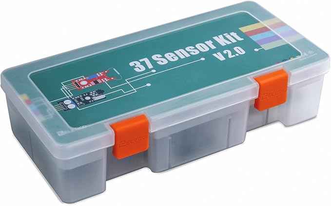 ELEGOO Upgraded 37 in 1 Sensor Modules Kit with Tutorial Compatible with R3 MEGA 2560 Nano