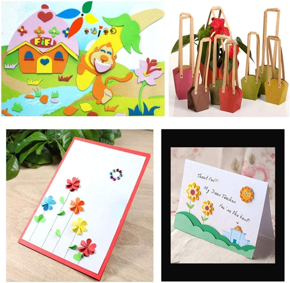 Colored Cardstock A4 100 Sheet Card Stock Paper 230gm- More Fun Crafting and Decorating - Sketch and Cutting Paper - 30 Assorted Colours - Crafty Corner